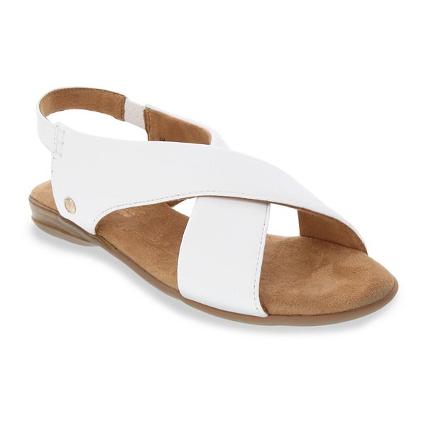 Criss cross deals flat sandals