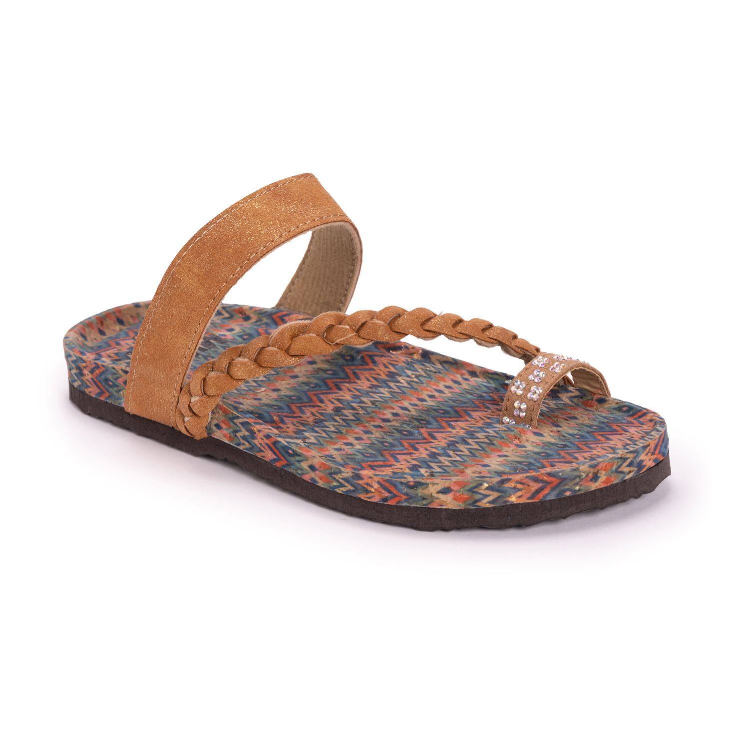 muk luks finley flip flops