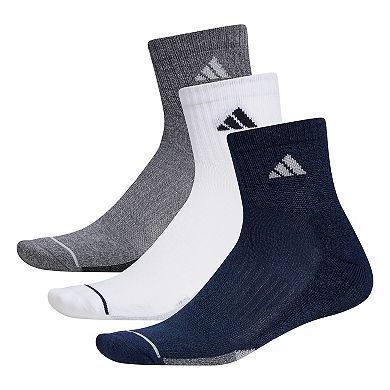 Men's adidas Cushioned II 3-pack Quarter Socks