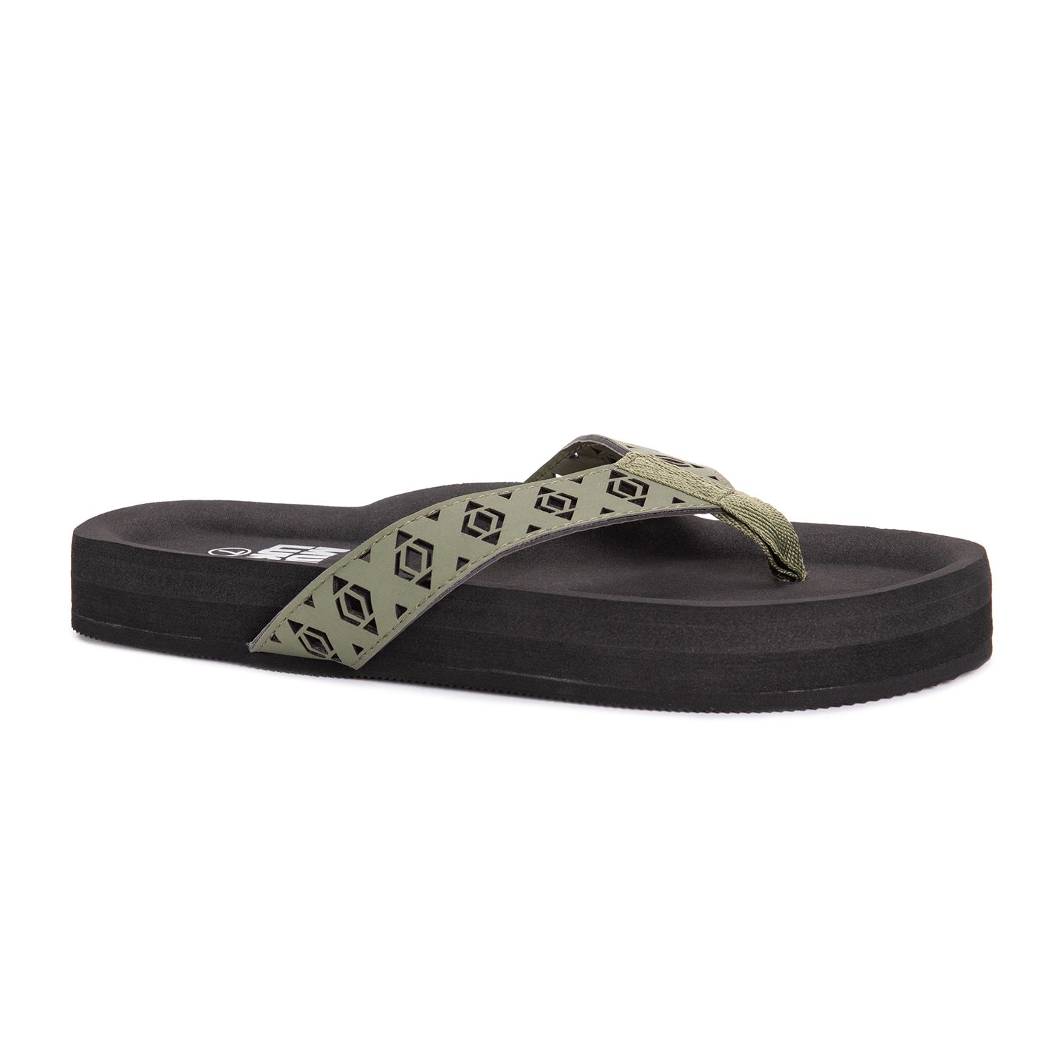 muk luks finley flip flops