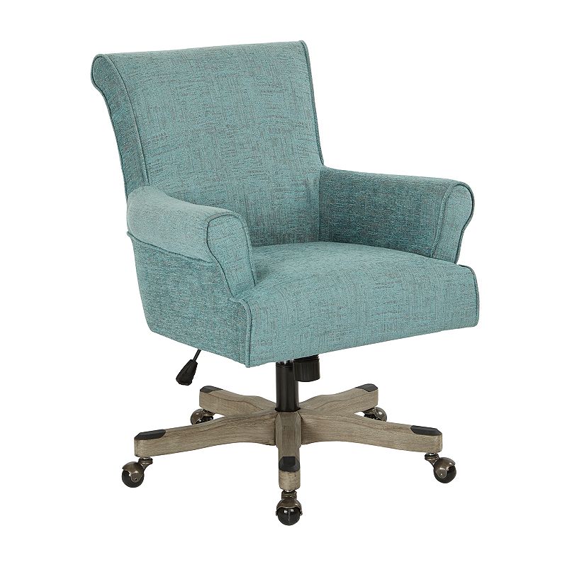 OSP Home Furnishings Megan Office Chair, Blue