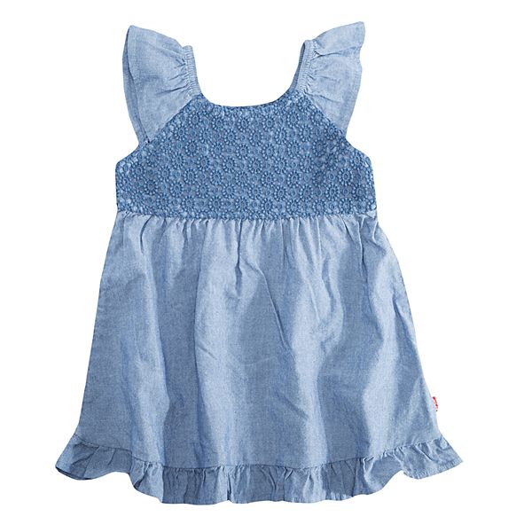 Baby Girl Levi's® Lace Ruffle Dress