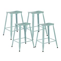 Gabby Vivian Burnished Oak Sunbrella Linen Dove Counter Stool In 2020 Counter Stools Counter Stools Backless Stool