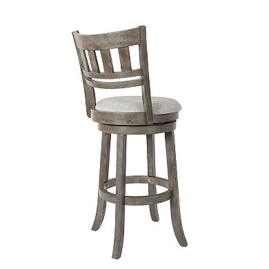 Office Star Products Swivel Stool with Slatted Back