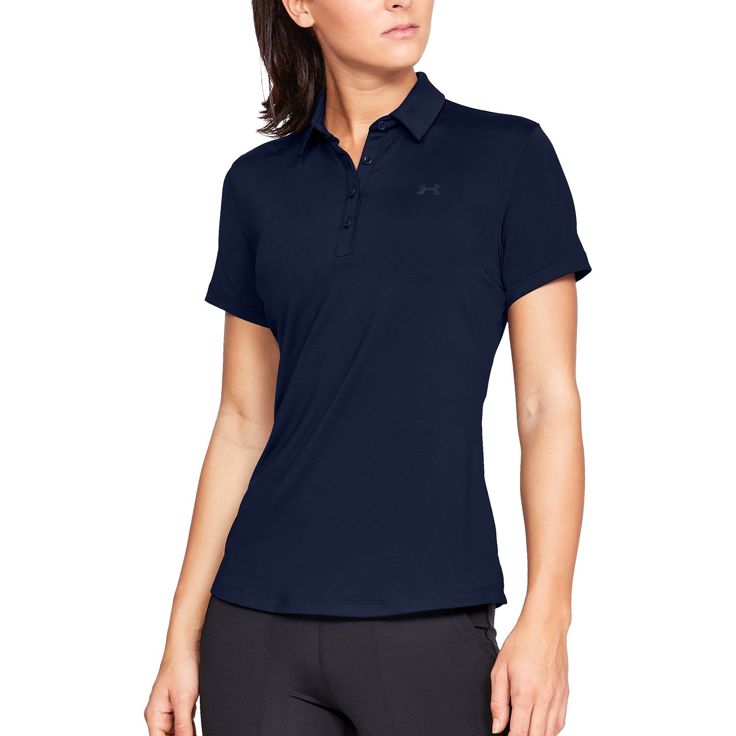 women's under armour zinger short sleeve golf polo