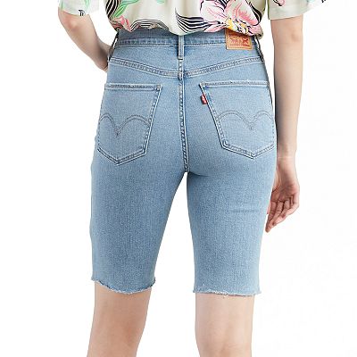 Women s Levi s Mile High High Waisted Jean Bike Shorts