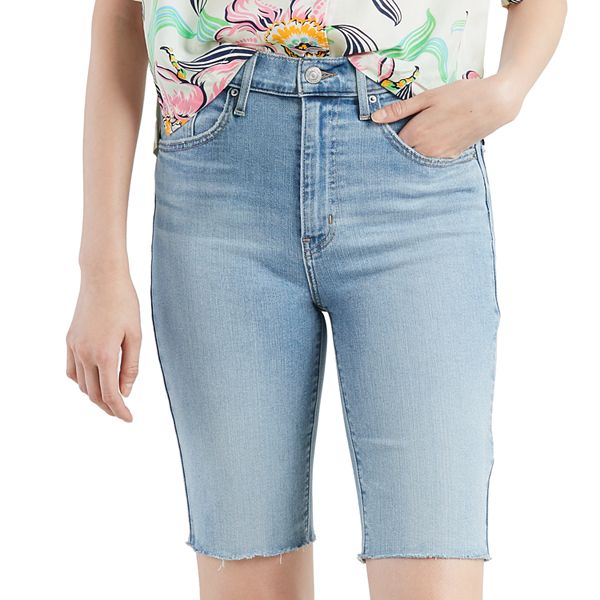 Women's Levi's® Mile High High-Waisted Jean Bike Shorts