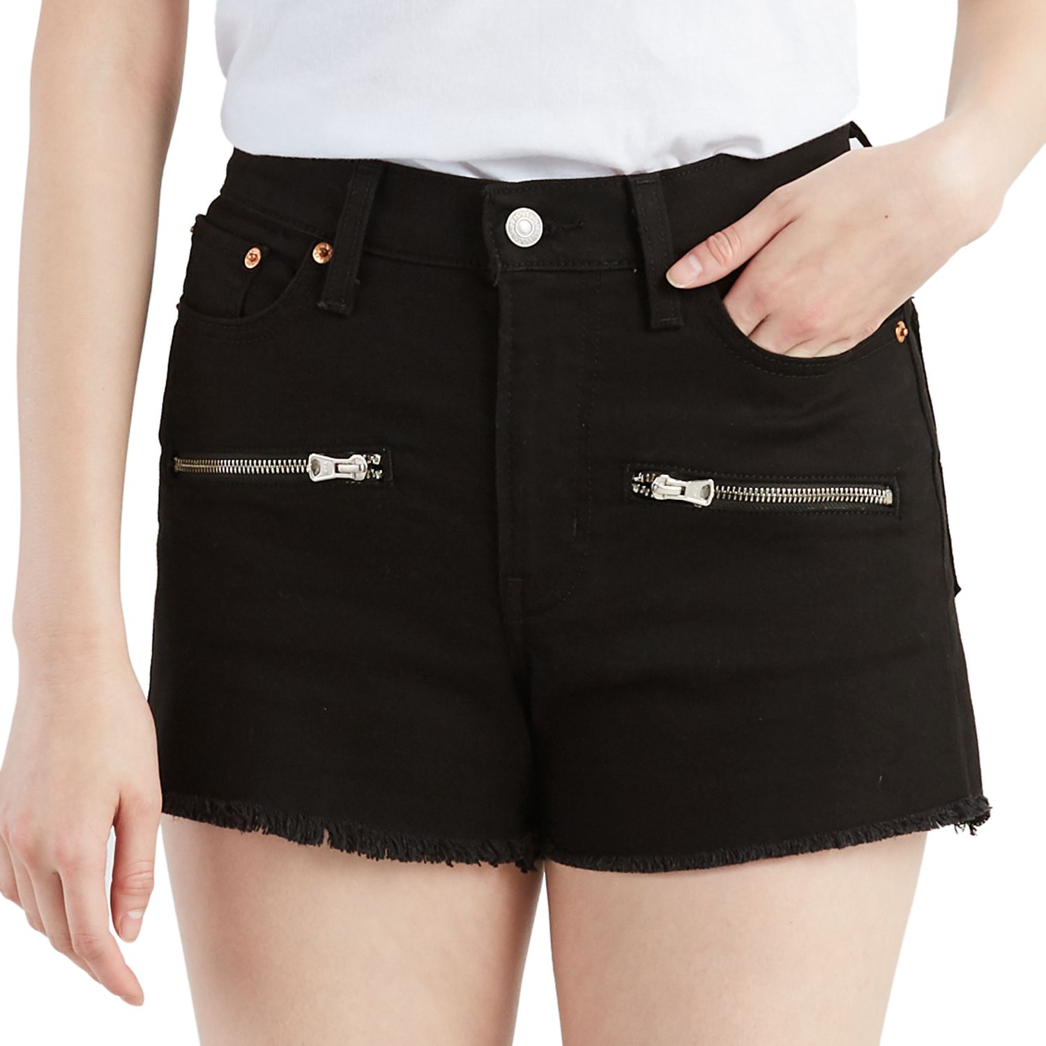 Womens Black Hotpants