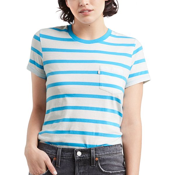 Women's Levi's® The Perfect Crew Striped Tee - Tops