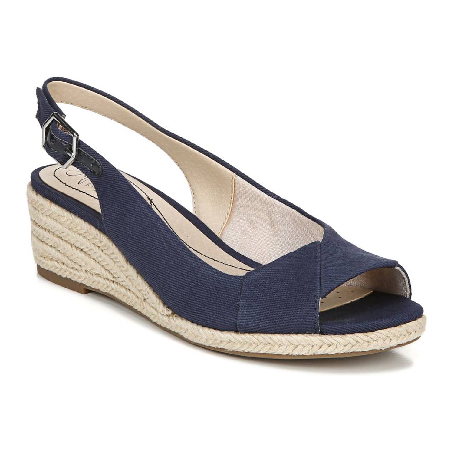 lifestride socialite espadrille wedge sandal