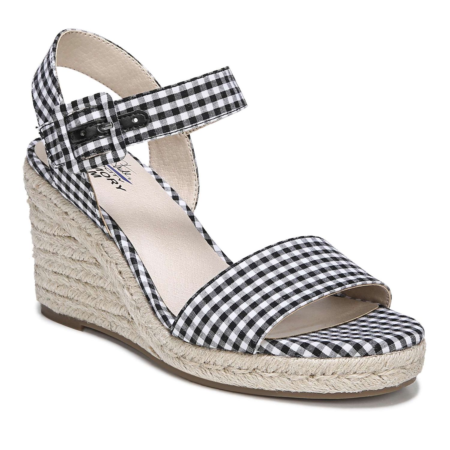 lifestride tango women's wedge sandals