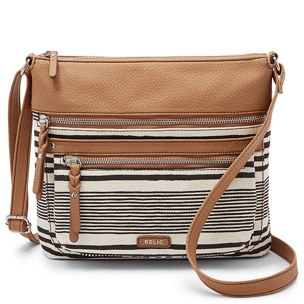 Relic by Fossil Riley Striped Crossbody Bag
