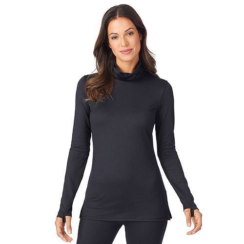 cuddl duds turtleneck white