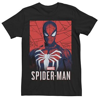 Men's Marvel Spider-Man Paint Graphic Tee