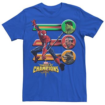 Men's Marvel Contest of Champions Spider-Man Short Sleeve Graphic Tee