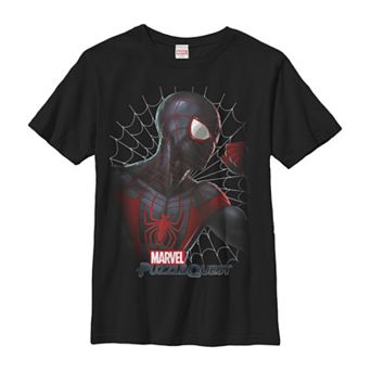 Men's Marvel Puzzle Quest Spider-Man Short Sleeve Graphic Tee