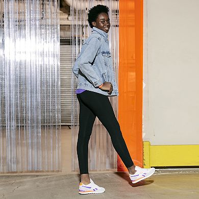 reebok cl harman run men's leather sneakers