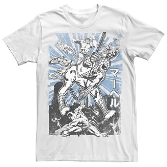 Men's Marvel Comics Retro Kanji Tee