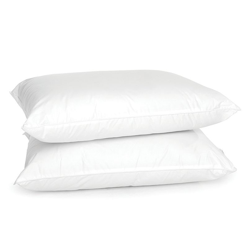 52762600 Iso-Pedic 2-pack Microfiber Pillows, White, JUMBO sku 52762600