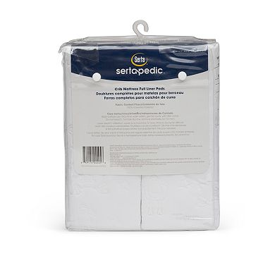 Simmons Kids Serta Sertapedic Crib Mattress Liner Pads (Pack of 2)