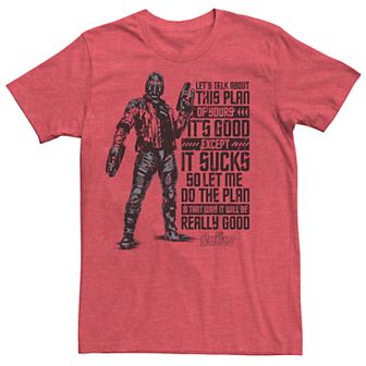 Men's Avengers Infinity War Star-Lord The Plan Tee