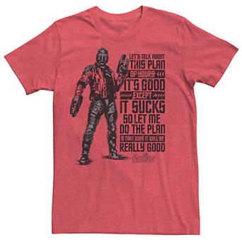 Men's Avengers Infinity War Star-Lord The Plan Tee