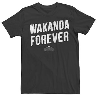 Men's Black Panther Movie Panther Stone Tee