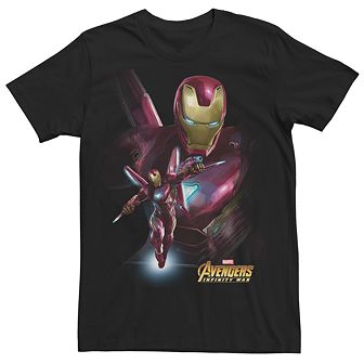 Men's Marvel Avengers Infinity War Iron Man Short Sleeve Graphic Tee