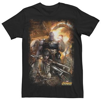 Men's Avengers Infinity War Thanos Family Portait Tee
