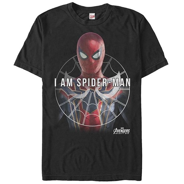 Men's Marvel Avengers Infinity War Spider-Man Short Sleeve Graphic Tee