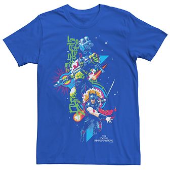 Men's Marvel Thor Ragnarok & The Incredible Hulk Burst Graphic Tee