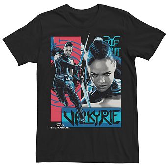 Men's Marvel Thor Ragnarok Valkyrie Assemblage Graphic Tee