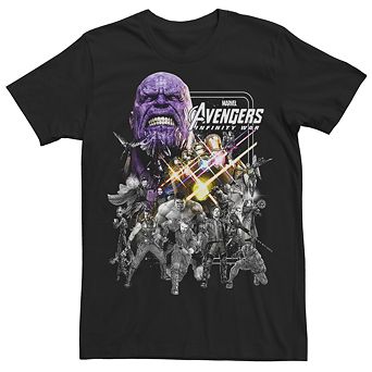 Men's Marvel Avengers Infinity War Pencil Graphic Tee
