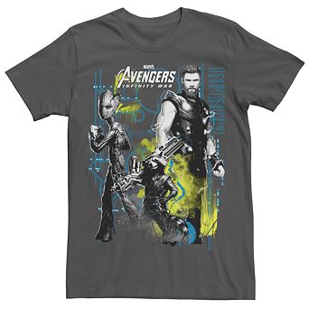 Men's Marvel Avengers Infinity War Space Crew Graphic Tee