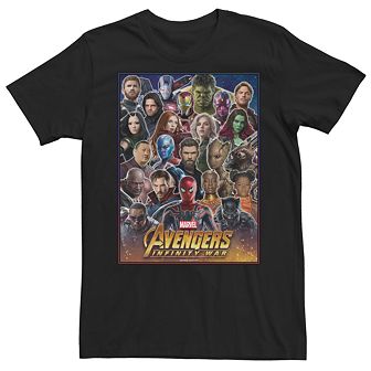 Men's Marvel Avengers Infinity War Together Fight Graphic Tee