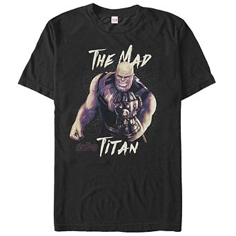 Men's Marvel Avengers Infinity War Thanos Mad Titan Graphic Tee