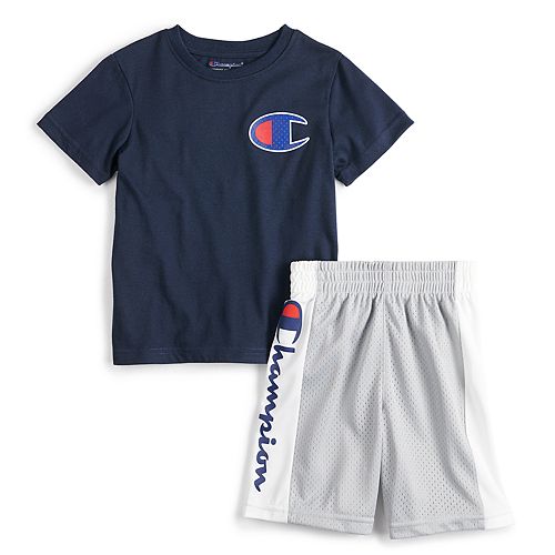 champion shorts set