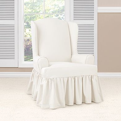 Sure Fit Scotchgard Relaxed Fit Wing Chair Slipcover