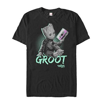 Men's Marvel Guardians of the Galaxy 2 Baby Groot Neon Graphic Tee