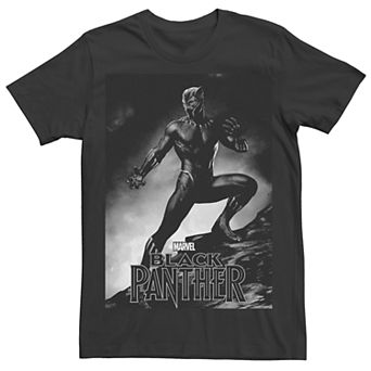 Men's Marvel Black Panther Posing Graphic Tee