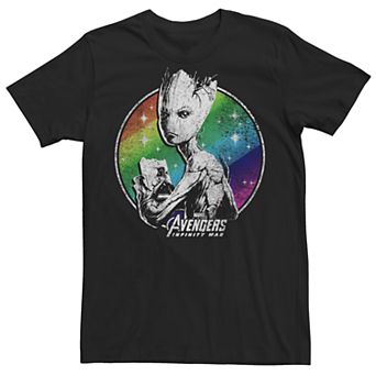 Men's Marvel Avengers Infinity War Groot Millennial Graphic Tee