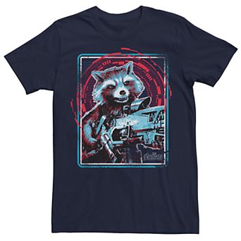 Men's Marvel Avengers Infinity War Rocket Raccoon Graphic Tee