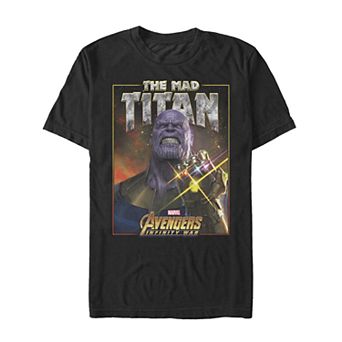 Men's Marvel Avengers Infinity War Thanos Titan Graphic Tee