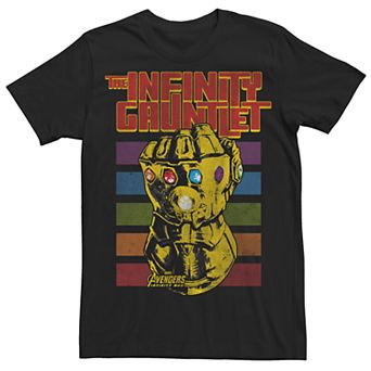 Men's Marvel Avengers Infinity War Thanos Infinity Gauntlet Graphic Tee