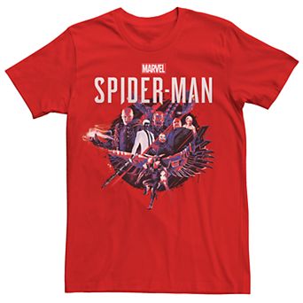 Men's Spider-Man Gamerverse Villains Tee