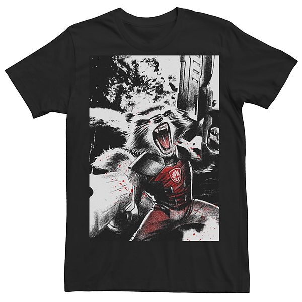 Visiter la boutique MarvelMarvel Guardians of The Galaxy Rocket Raccoon Wink Wink Men's T-Shirt 