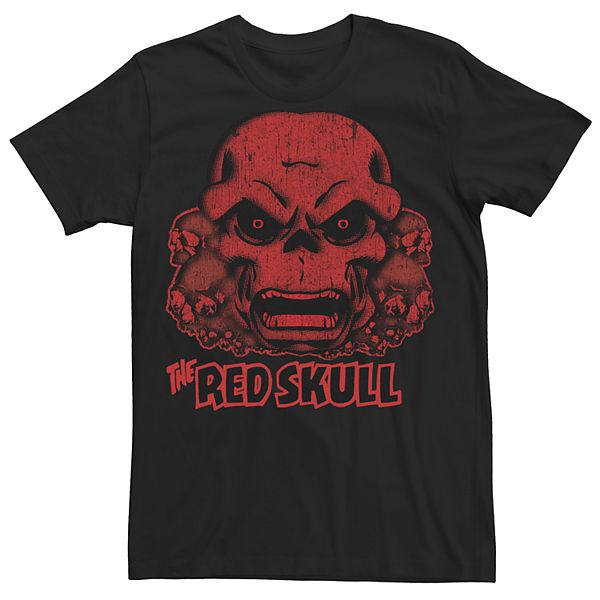Men's Marvel Red Skull Tee