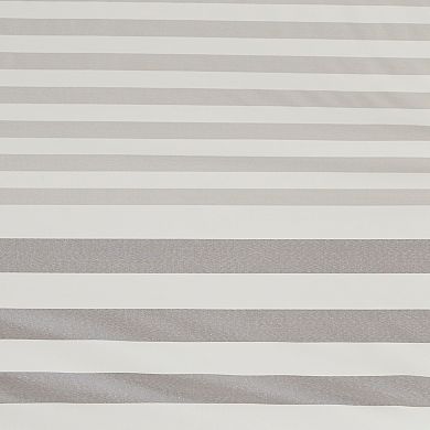 Madison Park Donna Stripe Blended Yarn Dyed Woven Shower Curtain