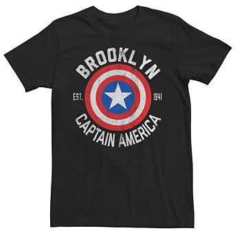 Men's Marvel Comics Avengers Captain America Brooklyn, NY Tee