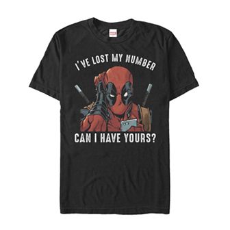 Men's Marvel Comics Deadpool Lost Number Tee